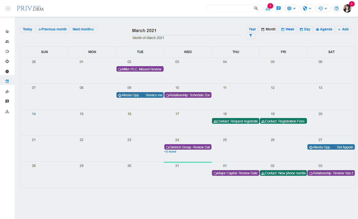 How do I manage my Calendar?